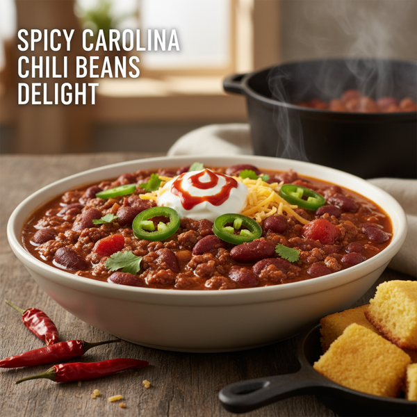 Spicy Carolina Chili Beans Delight recipe