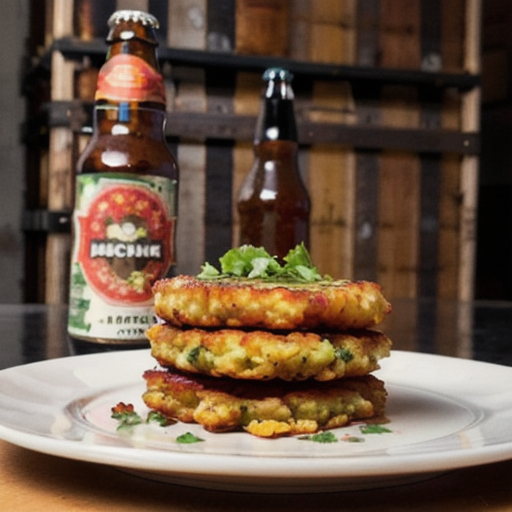 Spicy Cauliflower Beer Fritters recipe