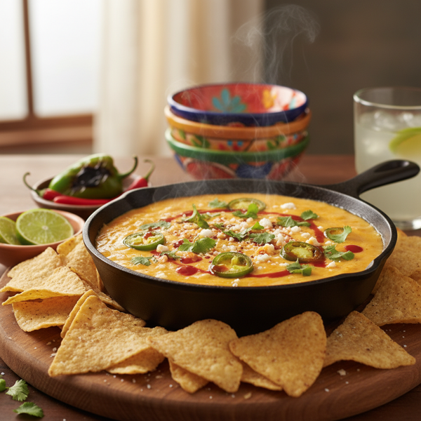 Spicy Cheese Chile Dip recipe