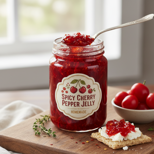 Spicy Cherry Pepper Jelly recipe