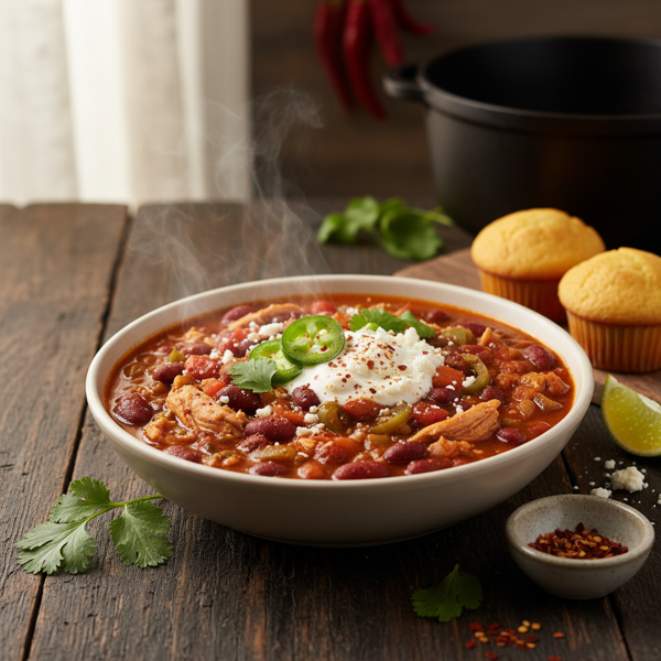 Spicy Chicken Chili Stew recipe
