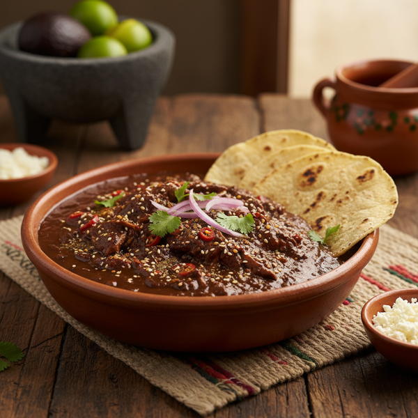 Spicy Chicken Mole Delight recipe