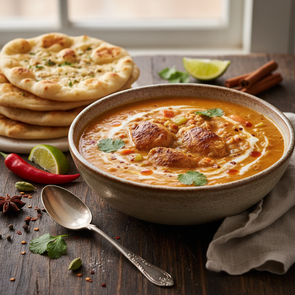 Spicy Chicken Mulligatawny Soup recipe