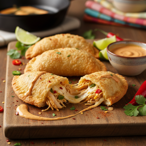 Spicy Chicken & Cheese Empanadas recipe