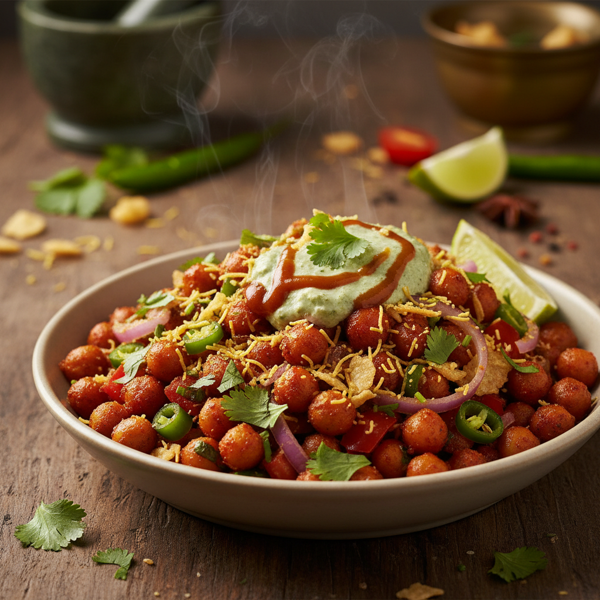 Spicy Chickpea Chaat Delight recipe