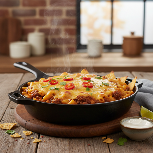 Spicy Chili-Mac Bake recipe