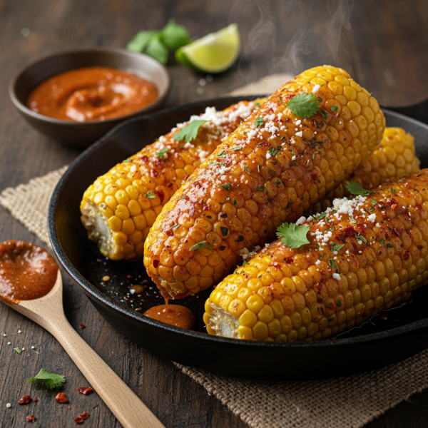 Spicy Chili Butter Corn-on-the-Cob recipe