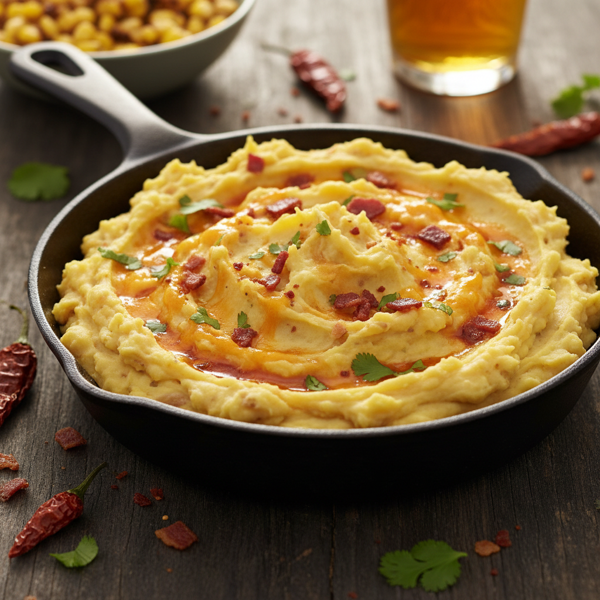 Spicy Chipotle-Cheddar Yukon Gold Mash recipe