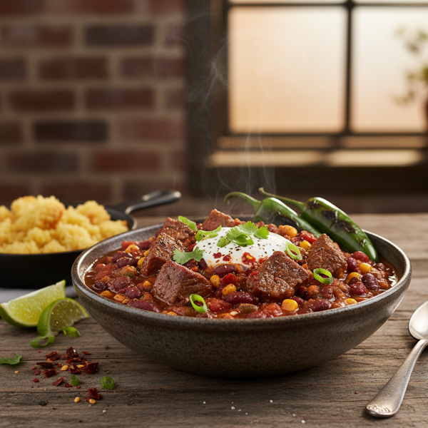 Spicy Chipotle Beef Chili recipe