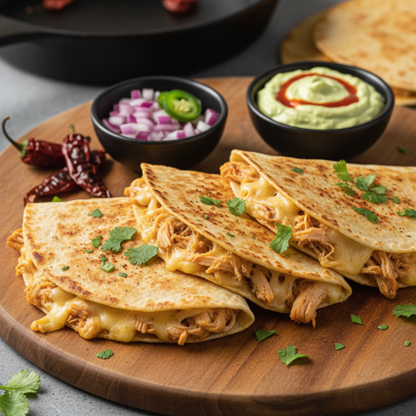 Spicy Chipotle Chicken Quesadillas recipe