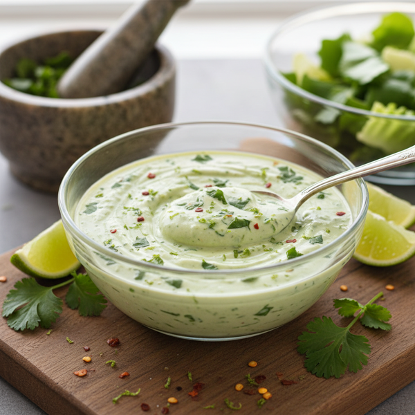 Spicy Cilantro Lime Ranch Dressing recipe