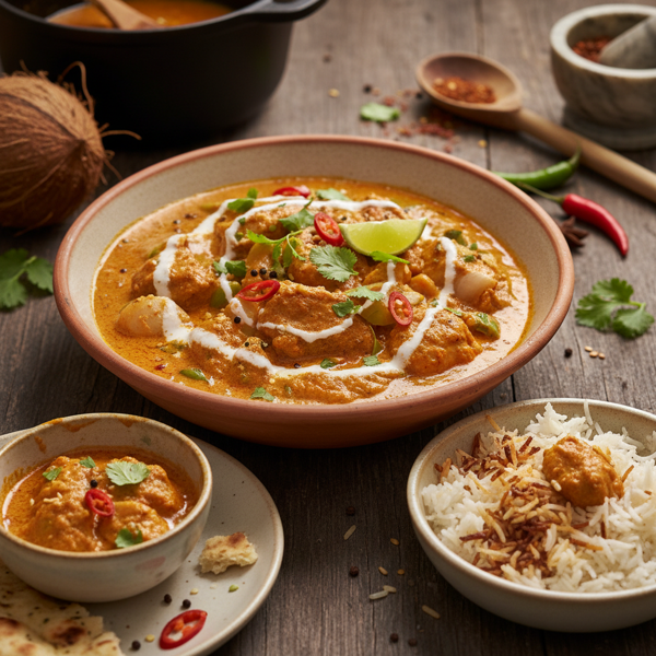 Spicy Coconut Chicken Curry with Leftovers recipe