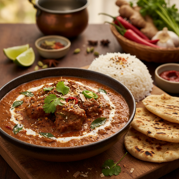 Spicy Coconut Lamb Vindaloo recipe
