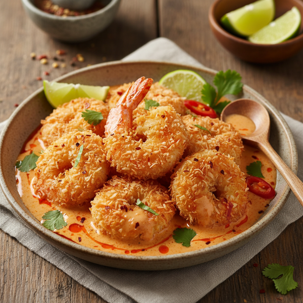 Spicy Coconut Shrimp Delight recipe