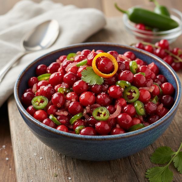 Spicy Cranberry Jalapeño Relish recipe