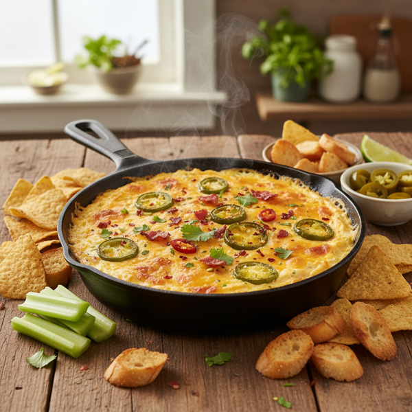 Spicy Cream Cheese Jalapeño Dip recipe