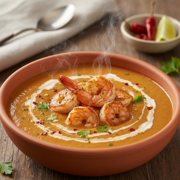 Spicy Creamy Shrimp Bisque recipe