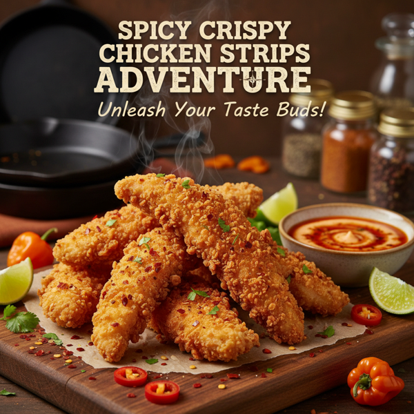 Spicy Crispy Chicken Strips Adventure recipe