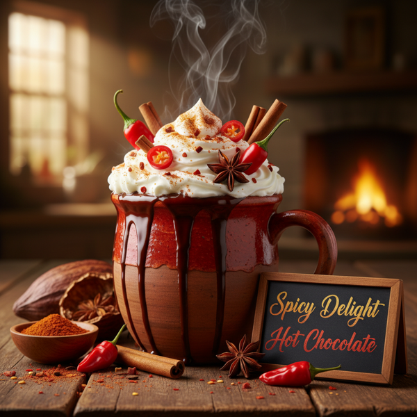 Spicy Delight Hot Chocolate recipe