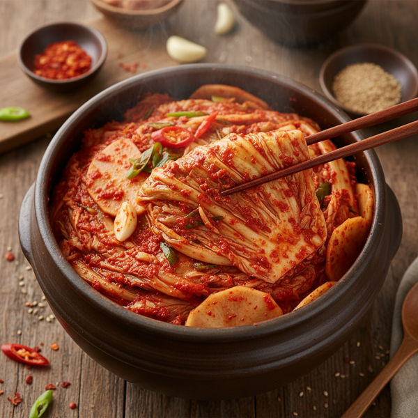 Spicy Fermented Korean Kimchi recipe