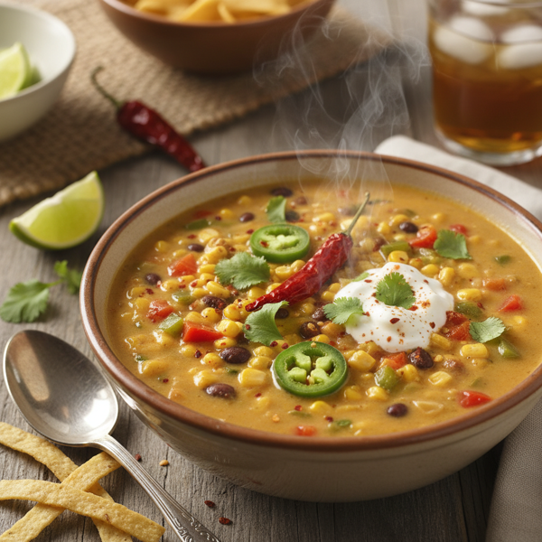 Spicy Fiesta Corn Chowder recipe