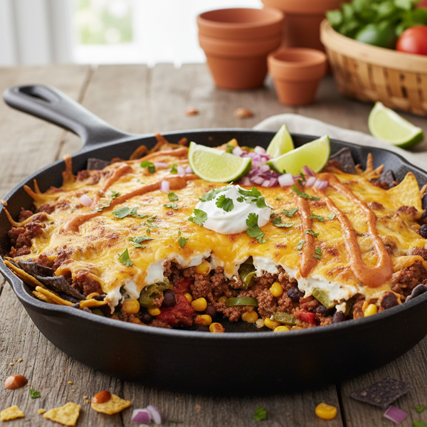 Spicy Fiesta Taco Casserole recipe