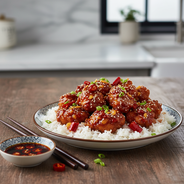 Spicy General Tso's Chicken Delight recipe