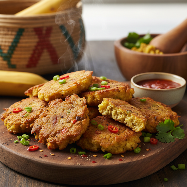 Spicy Ghanaian Plantain Fritters recipe