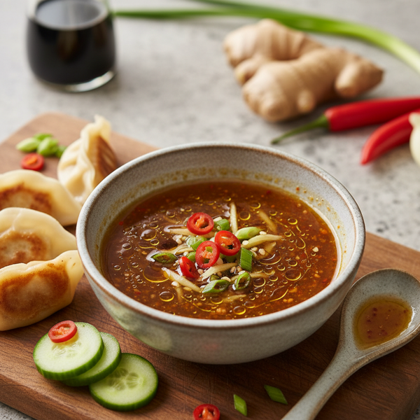 Spicy Ginger Soy Dipping Sauce recipe