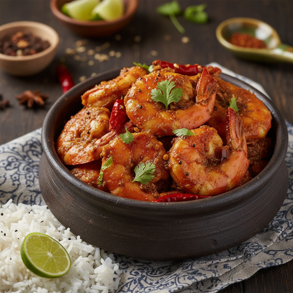 Spicy Goan Prawn Balchao recipe