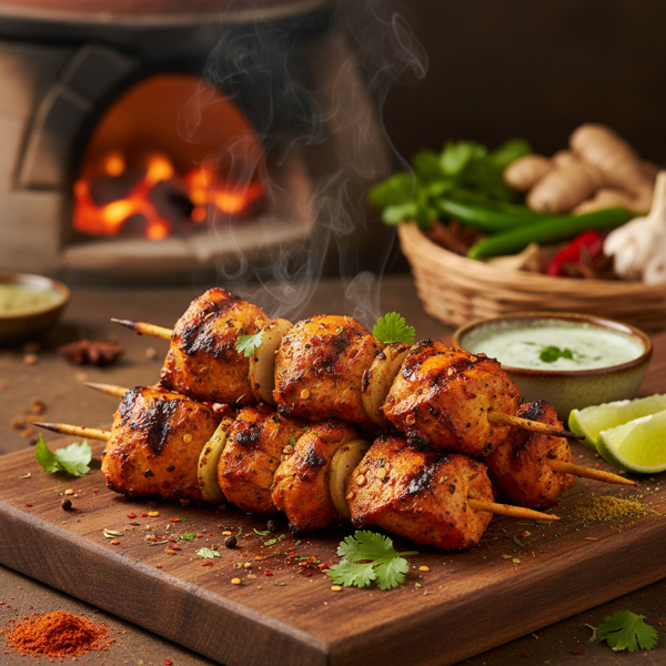 Spicy Grilled Chicken Tikka recipe
