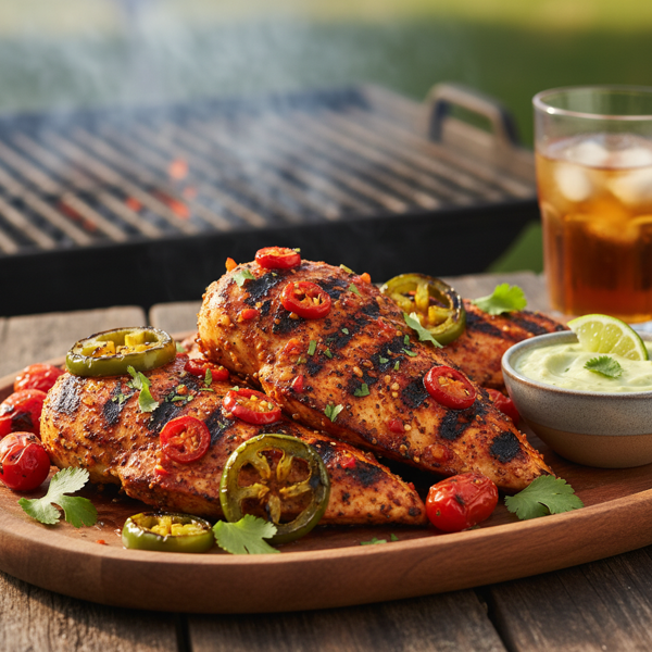 Spicy Grilled Jalapeño Chicken Delight recipe