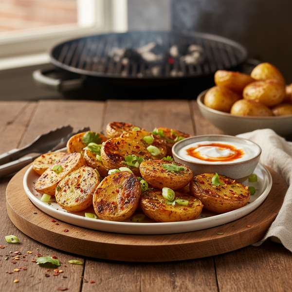Spicy Grilled New Potatoes Delight recipe