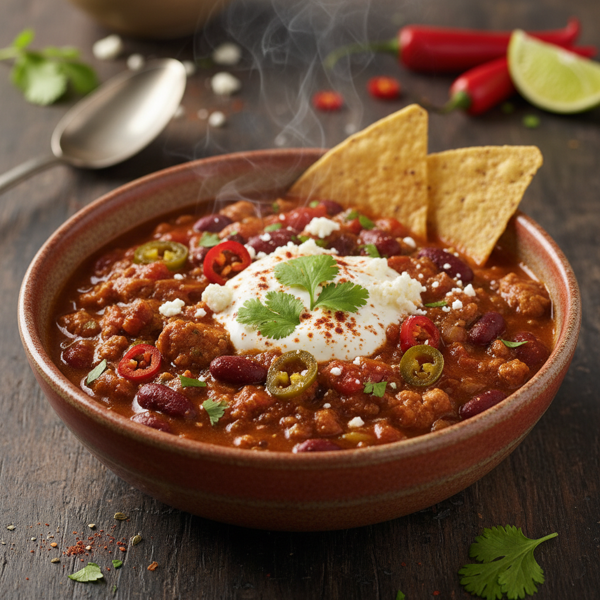 Spicy Ground Turkey Chili Delight recipe