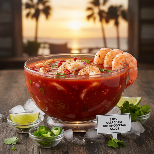 Spicy Gulf Coast Shrimp Cocktail Sauce recipe