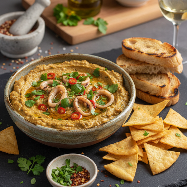 Spicy Herb-Infused Calamari Dip recipe