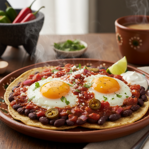 Spicy Huevos Rancheros Delight recipe