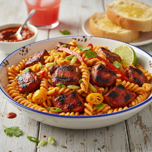 Spicy Island Jerk Chicken Pasta recipe
