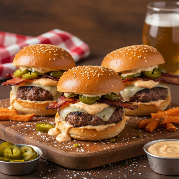Spicy Jalapeño Bacon Sliders recipe