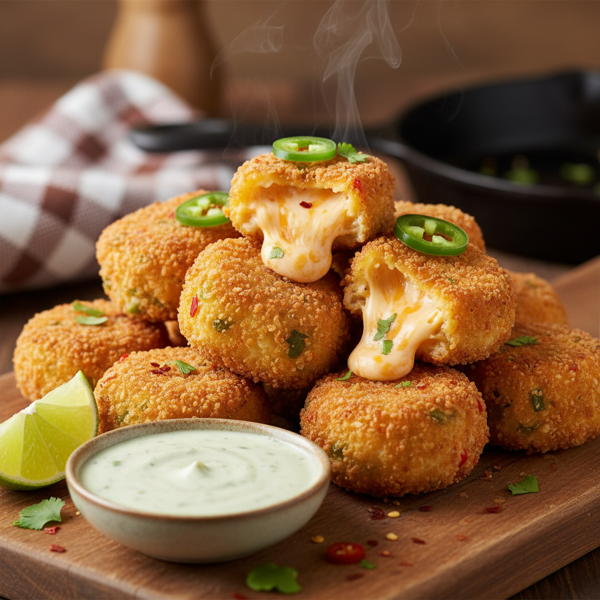 Spicy Jalapeno Cheese Bites recipe