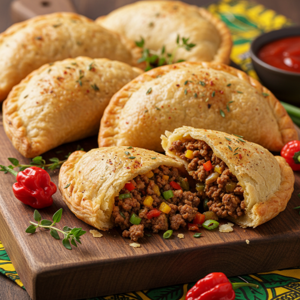 Spicy Jamaican Beef Patties recipe