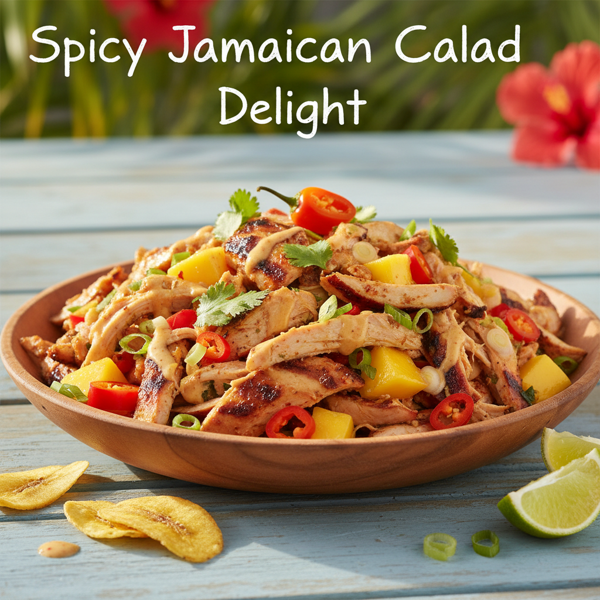 Spicy Jamaican Chicken Salad Delight recipe