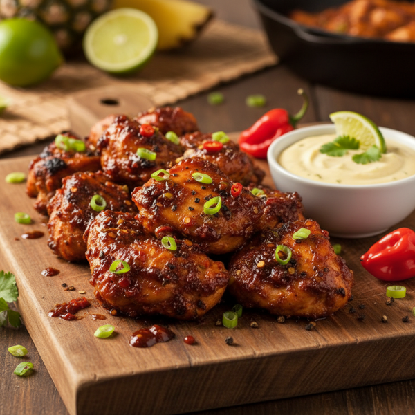 Spicy Jamaican Jerk Chicken Bites recipe