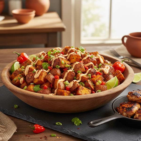 Spicy Jamaican Jerk Potato Salad Delight recipe