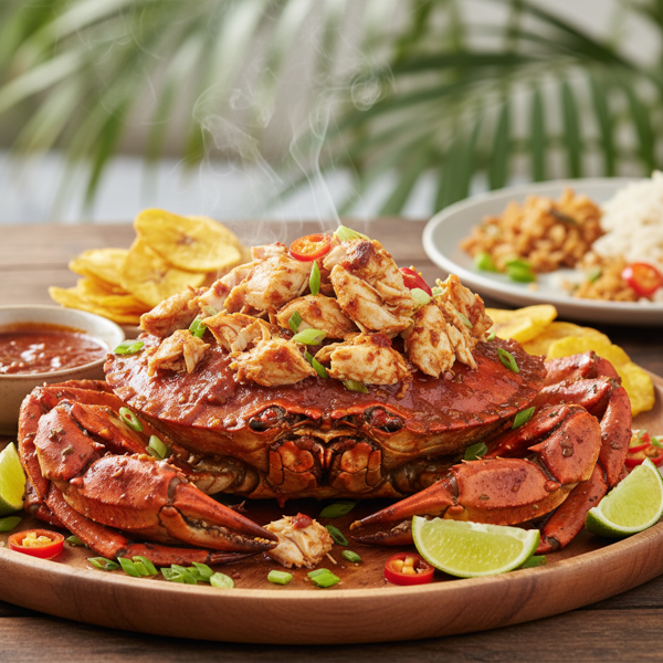 Spicy Jerk Crab Delight recipe