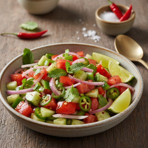 Spicy Kachumber Salad recipe