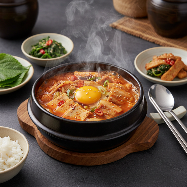 Spicy Korean Kimchi Stew recipe