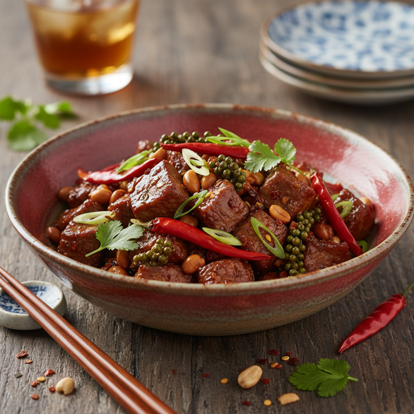 Spicy Kung Pao Beef Delight recipe