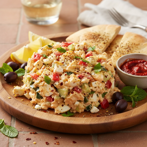 Spicy Mediterranean Egg Salad recipe
