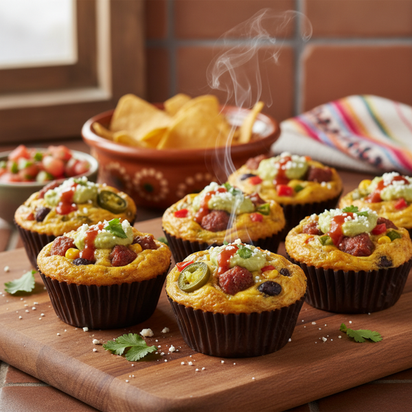 Spicy Mexican Egg Muffin Delight recipe